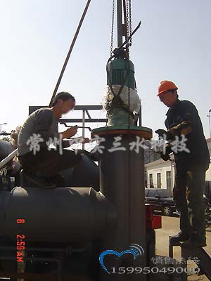 管道式導流筒攪拌機應用1